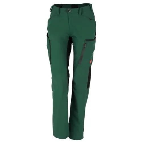 spodnie robocze damskie w kolorze zielonym