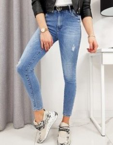 damskie spodnie jeansowe klasyczne